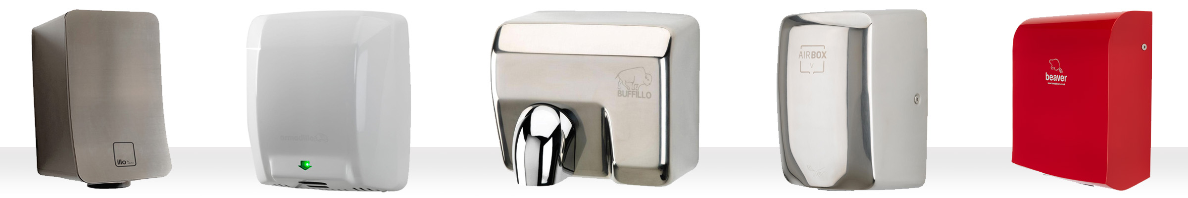 High speed hand dryers. Powerful hand dryers that don’t waste time.